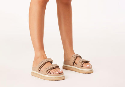 Billini Alva Womens Comfortable Platform Slides Sandals