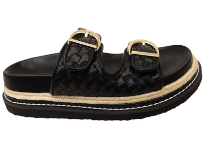 Billini Anastasia Womens Comfortable Platform Slides Sandals